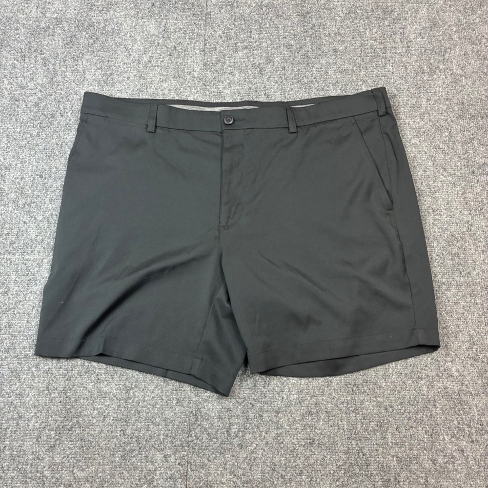 Roundtree & Yorke Performance Golf Shorts Mens 42 Black Work Play Form Stretch